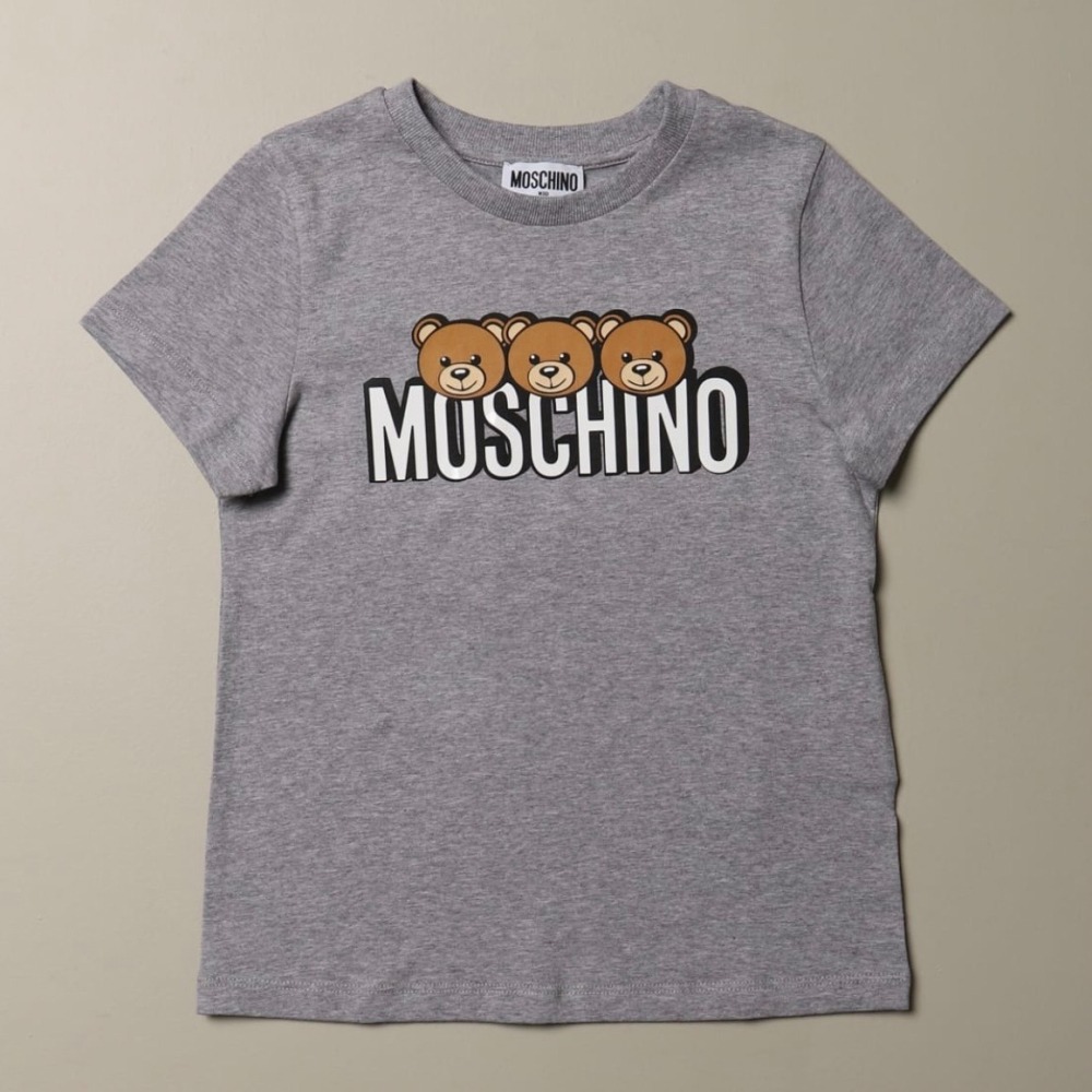 ✴Sparkle歐美精品✴ Moschino 三隻小熊logo短袖T恤上衣 青年版 現貨真品-細節圖9