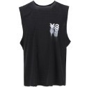 ✴Sparkle歐美精品✴ Y-3黑色陰影白字母網眼速乾坦克背心上衣 Y3背心 IN8745 現貨真品-規格圖11