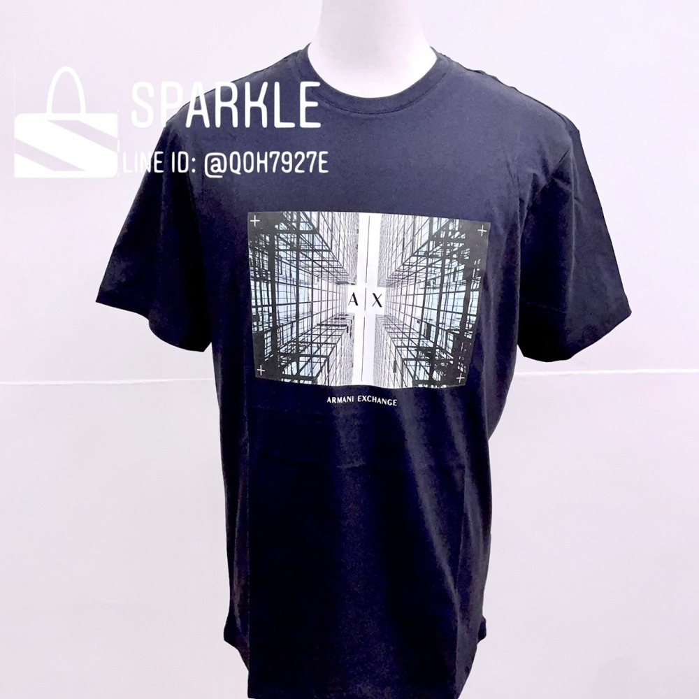 ✴Sparkle歐美精品✴ Armani Exchange AX 城市建築短袖上衣T恤 現貨真品-細節圖8