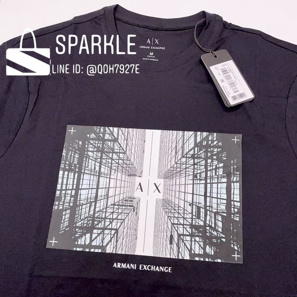 ✴Sparkle歐美精品✴ Armani Exchange AX 城市建築短袖上衣T恤 現貨真品-細節圖9