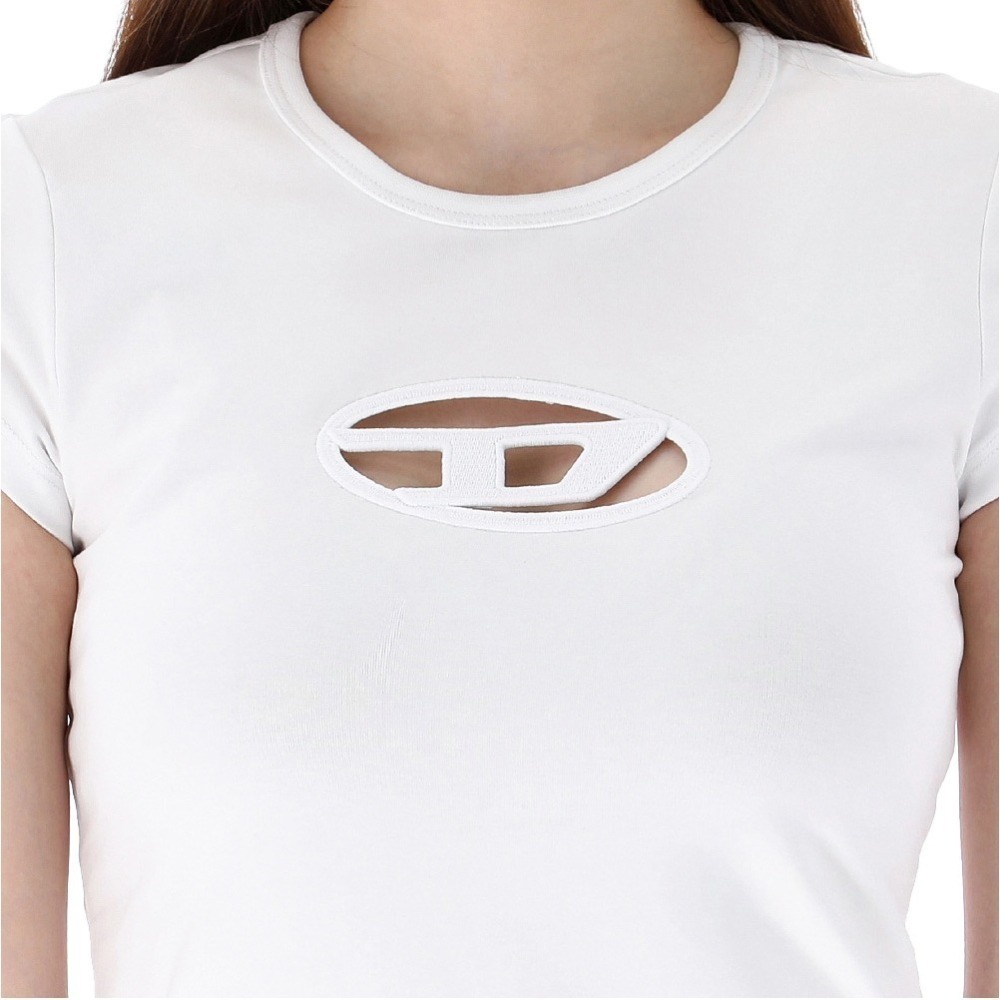 ✴Sparkle歐美精品✴ DIESEL 刺繡D簍空T-Angie短袖上衣T恤 現貨真品-細節圖5