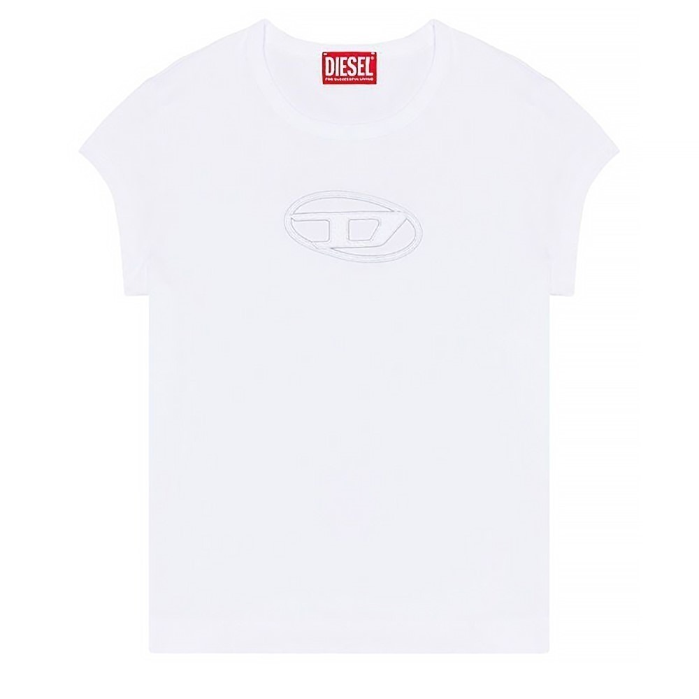 ✴Sparkle歐美精品✴ DIESEL 刺繡D簍空T-Angie短袖上衣T恤 現貨真品-細節圖8