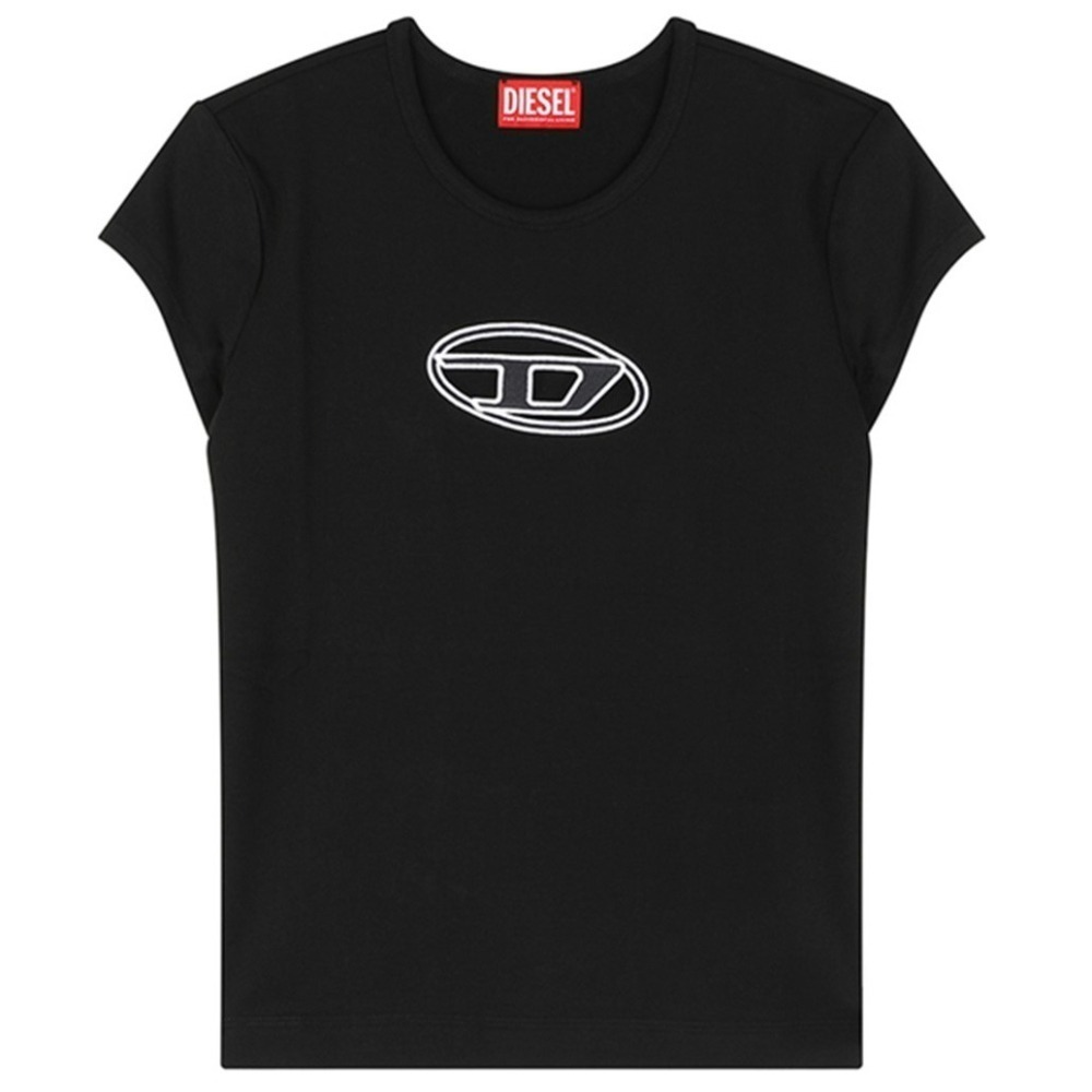 ✴Sparkle歐美精品✴ DIESEL 刺繡D簍空T-Angie短袖上衣T恤 現貨真品-細節圖5