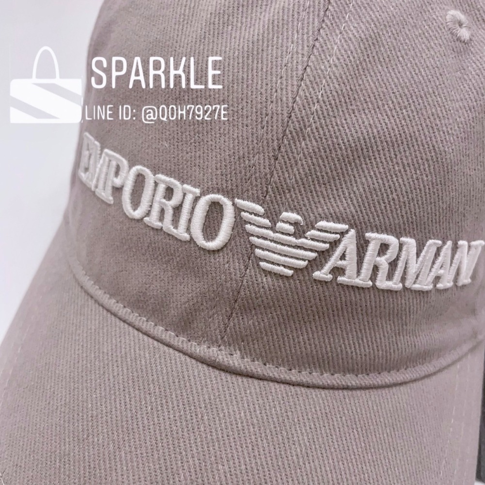 ✴Sparkle歐美精品✴ Emporio Armani 刺繡排字字母Logo老帽 棒球帽 帽子現貨真品-細節圖7