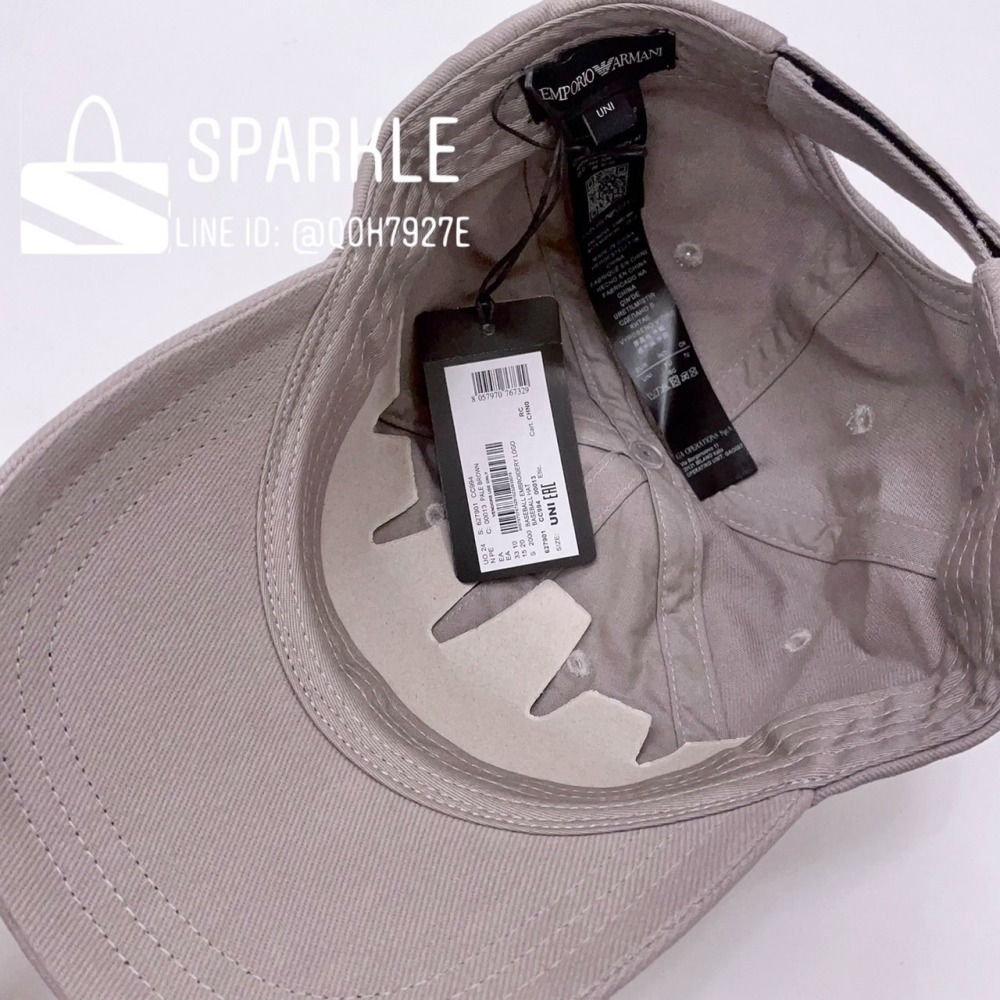 ✴Sparkle歐美精品✴ Emporio Armani 刺繡排字字母Logo老帽 棒球帽 帽子現貨真品-細節圖8