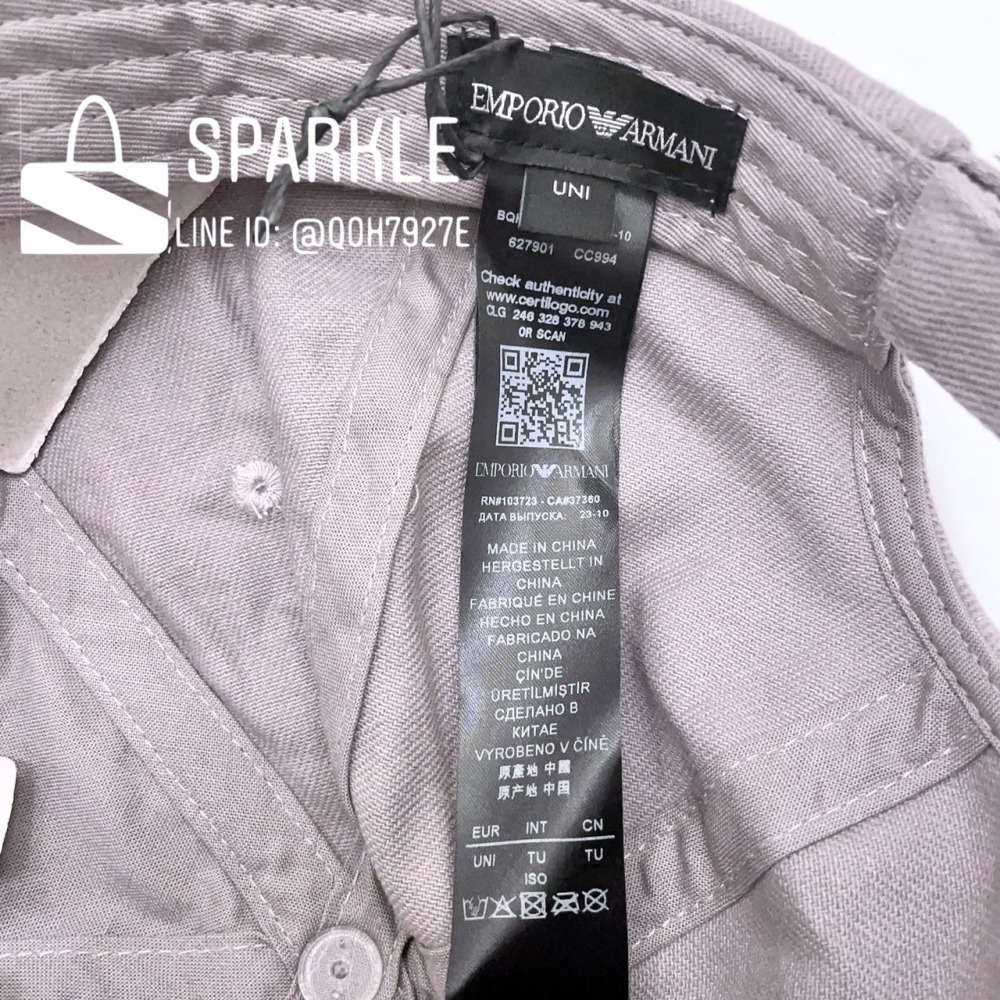 ✴Sparkle歐美精品✴ Emporio Armani 刺繡排字字母Logo老帽 棒球帽 帽子現貨真品-細節圖10