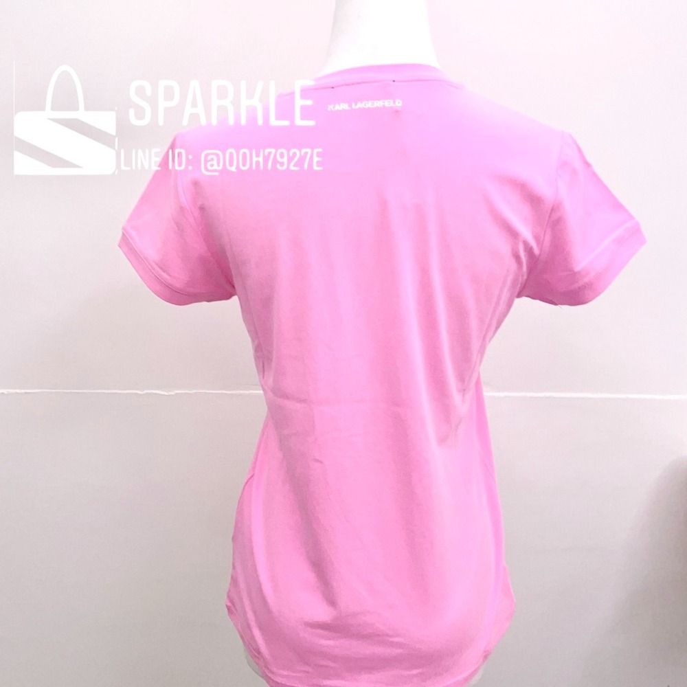 ✴Sparkle歐美精品✴ Karl Lagerfeld 歐版 卡爾貓咪側身短袖T恤上衣 青年版 現貨真品-細節圖7