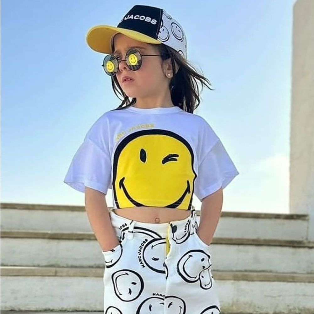 ✴Sparkle歐美精品✴ Marc Jacobs MJ聯名微笑多色拼接棒球帽 青年版 現貨真品-細節圖2