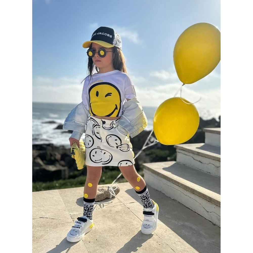 ✴Sparkle歐美精品✴ Marc Jacobs MJ聯名微笑多色拼接棒球帽 青年版 現貨真品-細節圖3