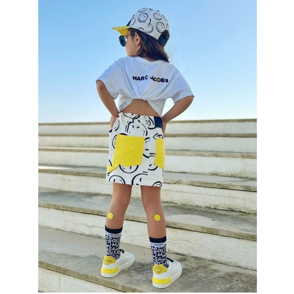 ✴Sparkle歐美精品✴ Marc Jacobs MJ聯名微笑多色拼接棒球帽 青年版 現貨真品-細節圖4