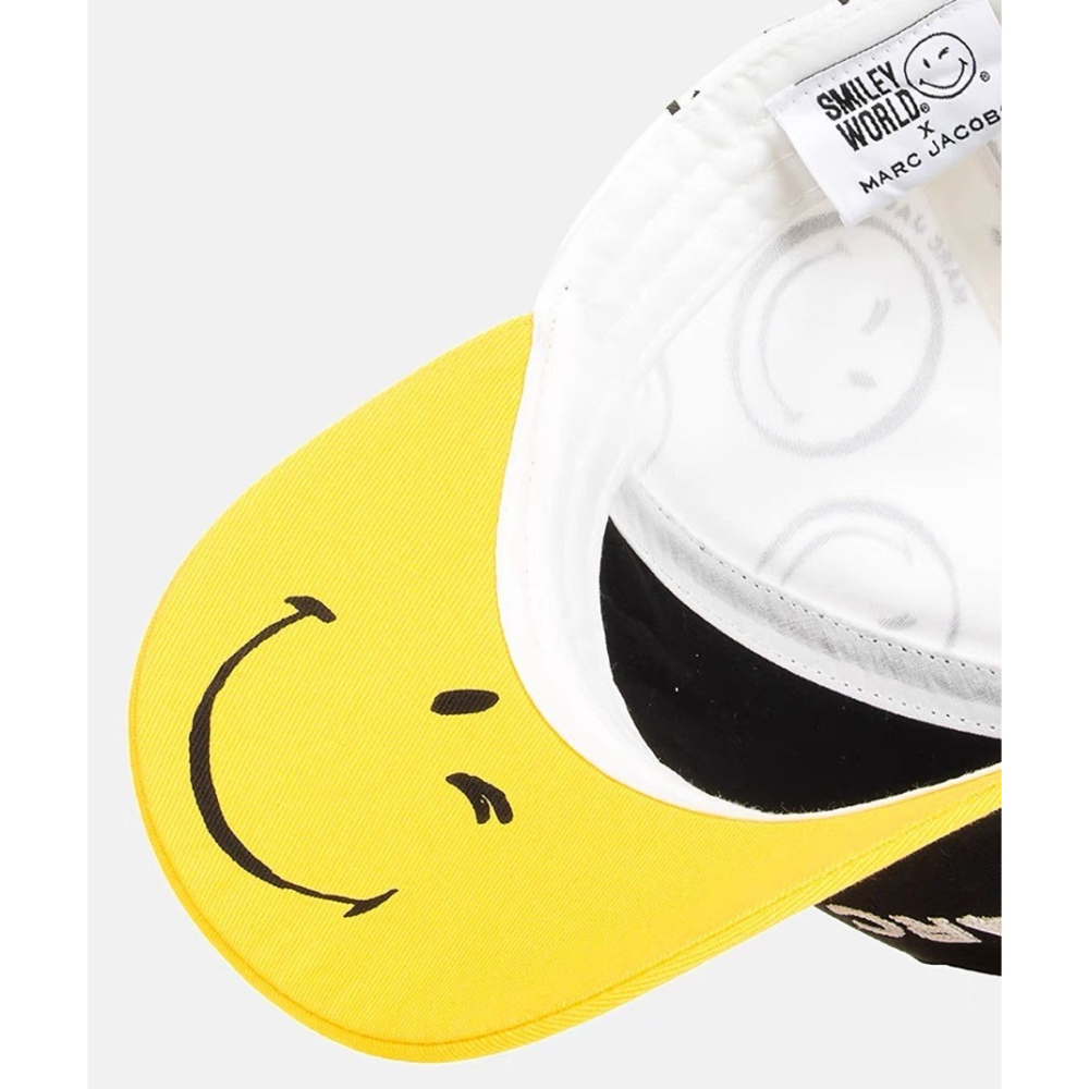 ✴Sparkle歐美精品✴ Marc Jacobs MJ聯名微笑多色拼接棒球帽 青年版 現貨真品-細節圖8