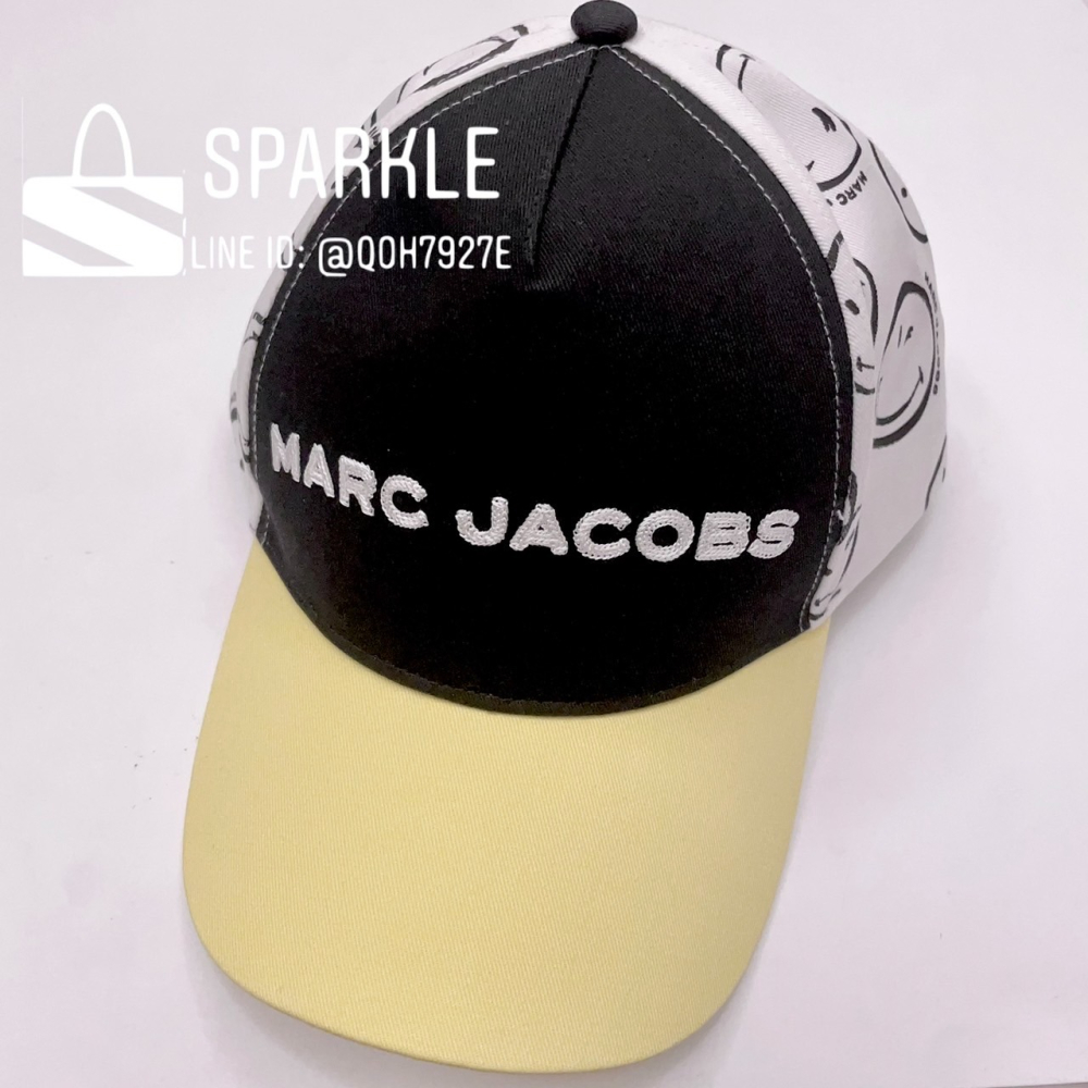 ✴Sparkle歐美精品✴ Marc Jacobs MJ聯名微笑多色拼接棒球帽 青年版 現貨真品-細節圖9