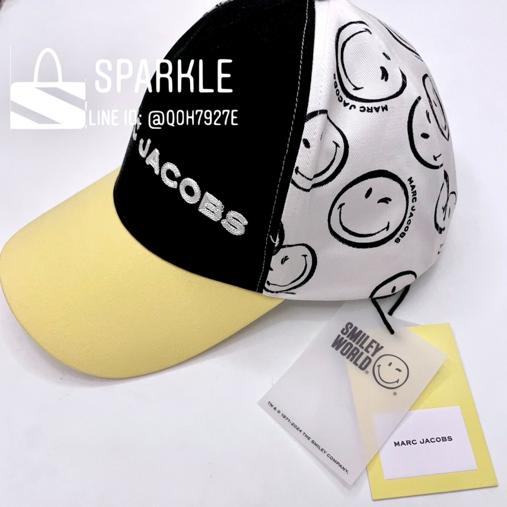 ✴Sparkle歐美精品✴ Marc Jacobs MJ聯名微笑多色拼接棒球帽 青年版 現貨真品-細節圖10