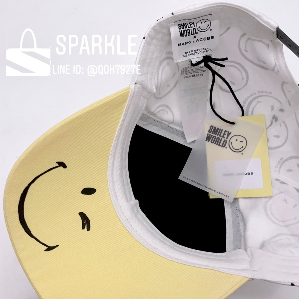 ✴Sparkle歐美精品✴ Marc Jacobs MJ聯名微笑多色拼接棒球帽 青年版 現貨真品-細節圖11