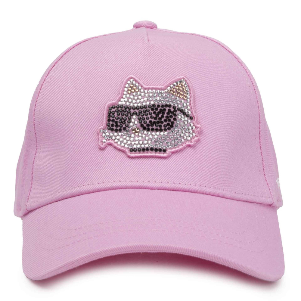 ✴Sparkle歐美精品✴ Karl Lagerfeld 卡爾貓咪水鑽棒球帽 帽子 遮陽帽 青年版 現貨真品-細節圖4
