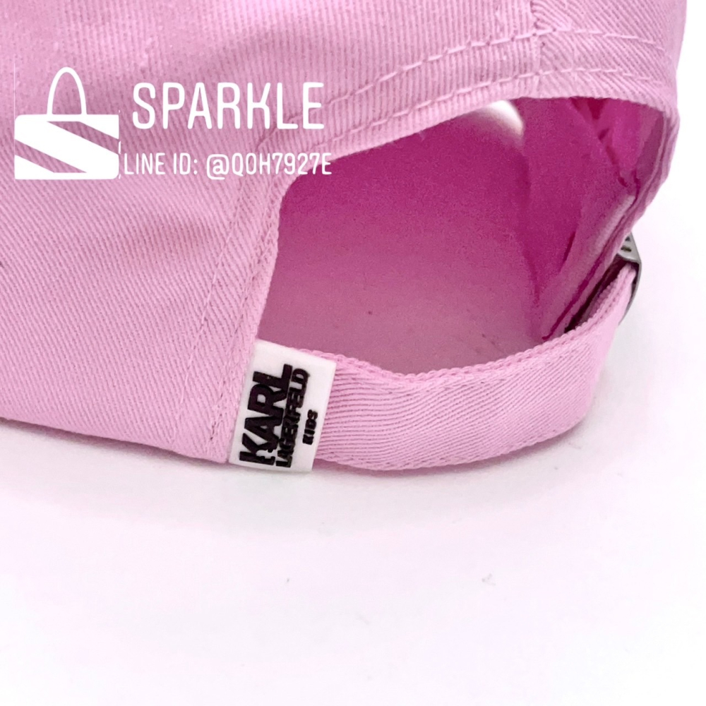 ✴Sparkle歐美精品✴ Karl Lagerfeld 卡爾貓咪水鑽棒球帽 帽子 遮陽帽 青年版 現貨真品-細節圖8