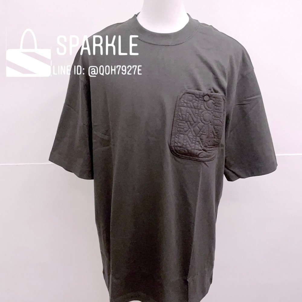 ✴Sparkle歐美精品✴ Armani Exchange AX字母刺繡口袋短袖上衣T恤 現貨真品-細節圖6