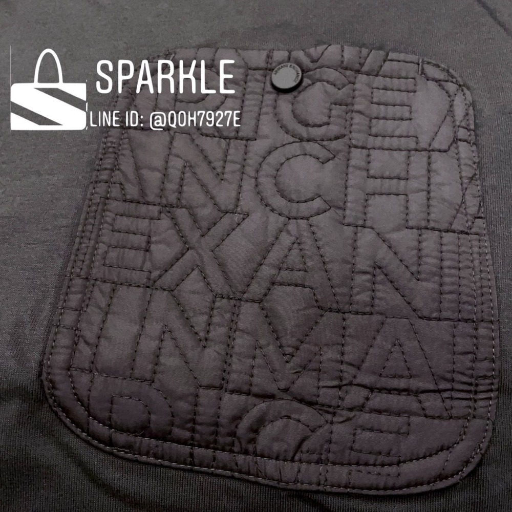 ✴Sparkle歐美精品✴ Armani Exchange AX字母刺繡口袋短袖上衣T恤 現貨真品-細節圖9