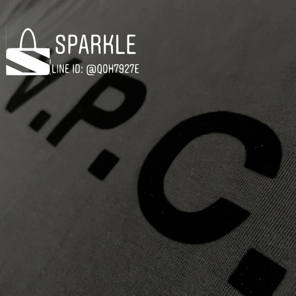 ✴Sparkle歐美精品✴ A.P.C.法國品牌植絨Logo短袖上衣T恤 現貨真品-細節圖10