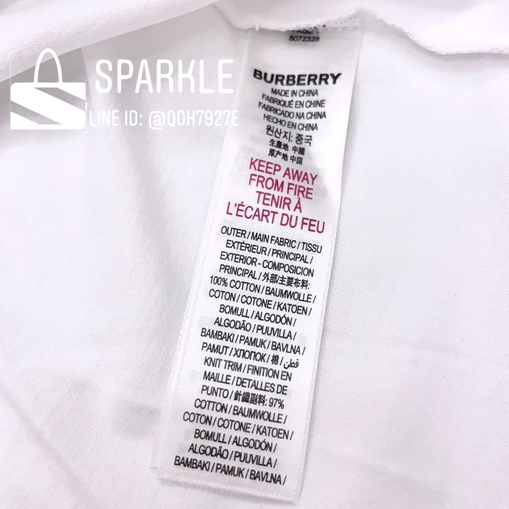 ✴Sparkle歐美精品✴Burberry 月桂葉Thomas小熊款短袖上衣T恤 青年版 現貨真品-細節圖8