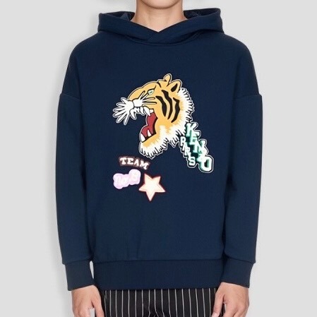 ✴Sparkle歐美精品✴ KENZO 新款虎頭大學帽T / 連帽衛衣 青年版 現貨真品-細節圖2