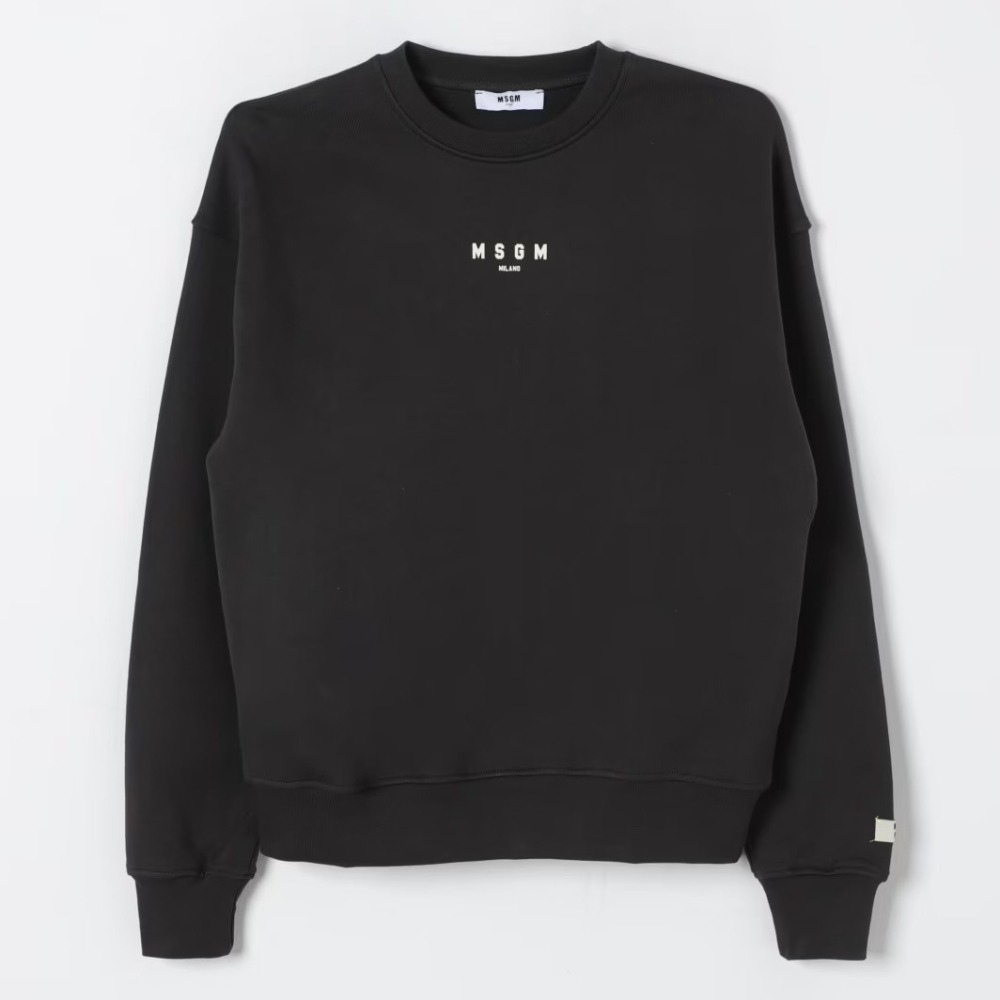 ✴Sparkle歐美精品✴ MSGM 前後Logo刷毛大學T/衛衣 青年版 現貨真品-細節圖2