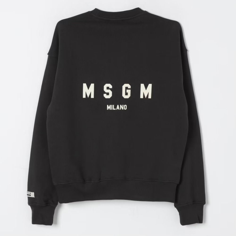 ✴Sparkle歐美精品✴ MSGM 前後Logo刷毛大學T/衛衣 青年版 現貨真品-細節圖3