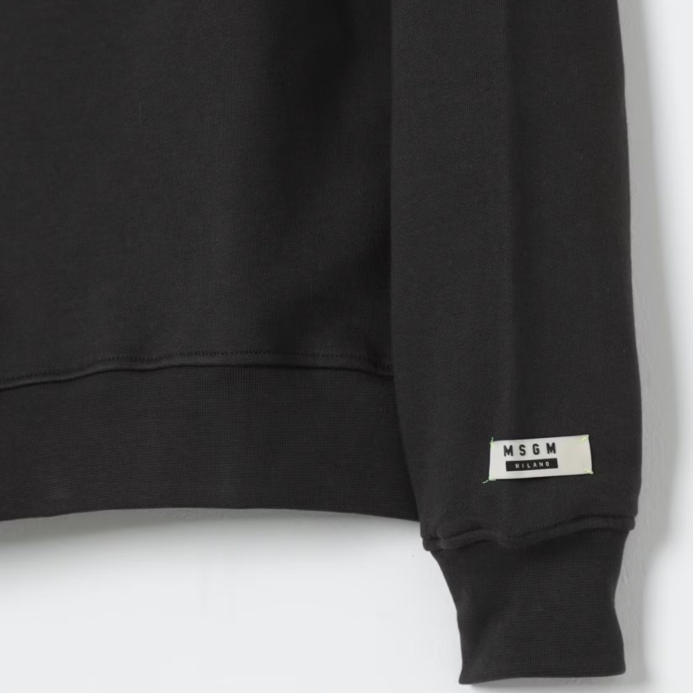 ✴Sparkle歐美精品✴ MSGM 前後Logo刷毛大學T/衛衣 青年版 現貨真品-細節圖4