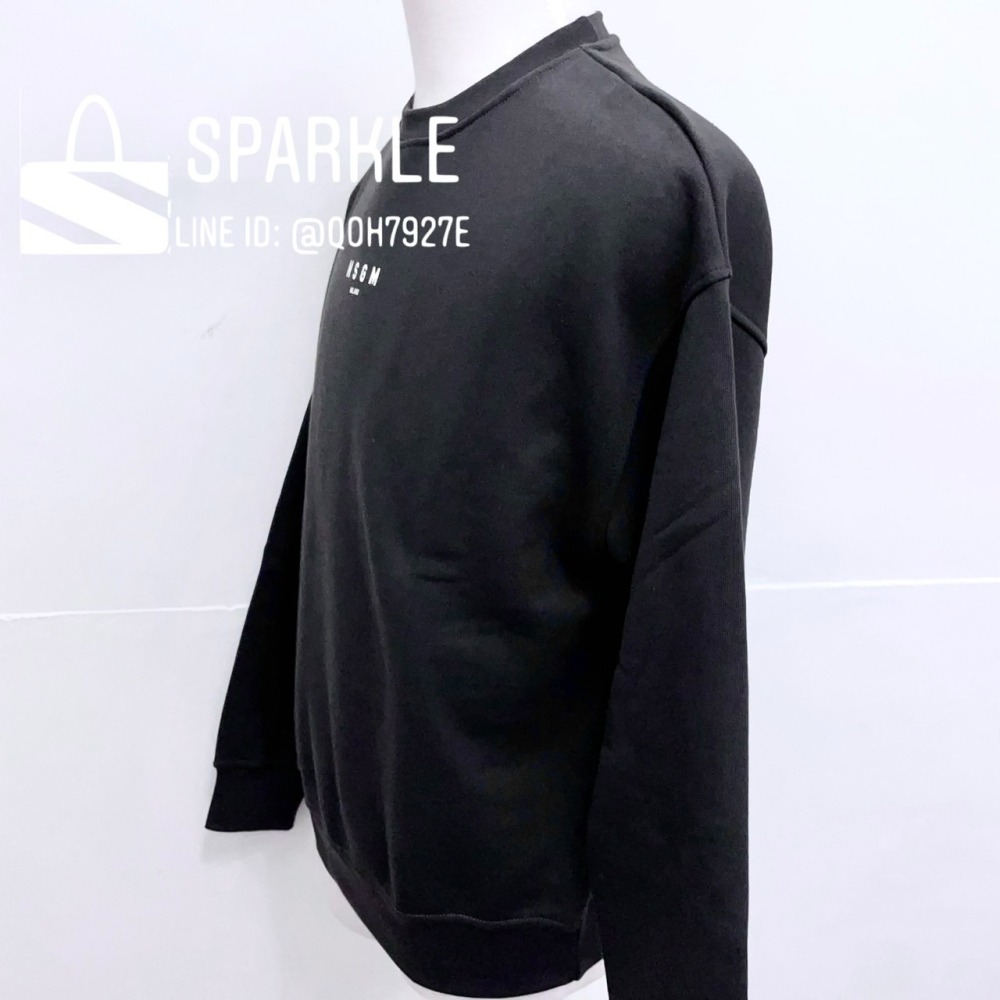 ✴Sparkle歐美精品✴ MSGM 前後Logo刷毛大學T/衛衣 青年版 現貨真品-細節圖7