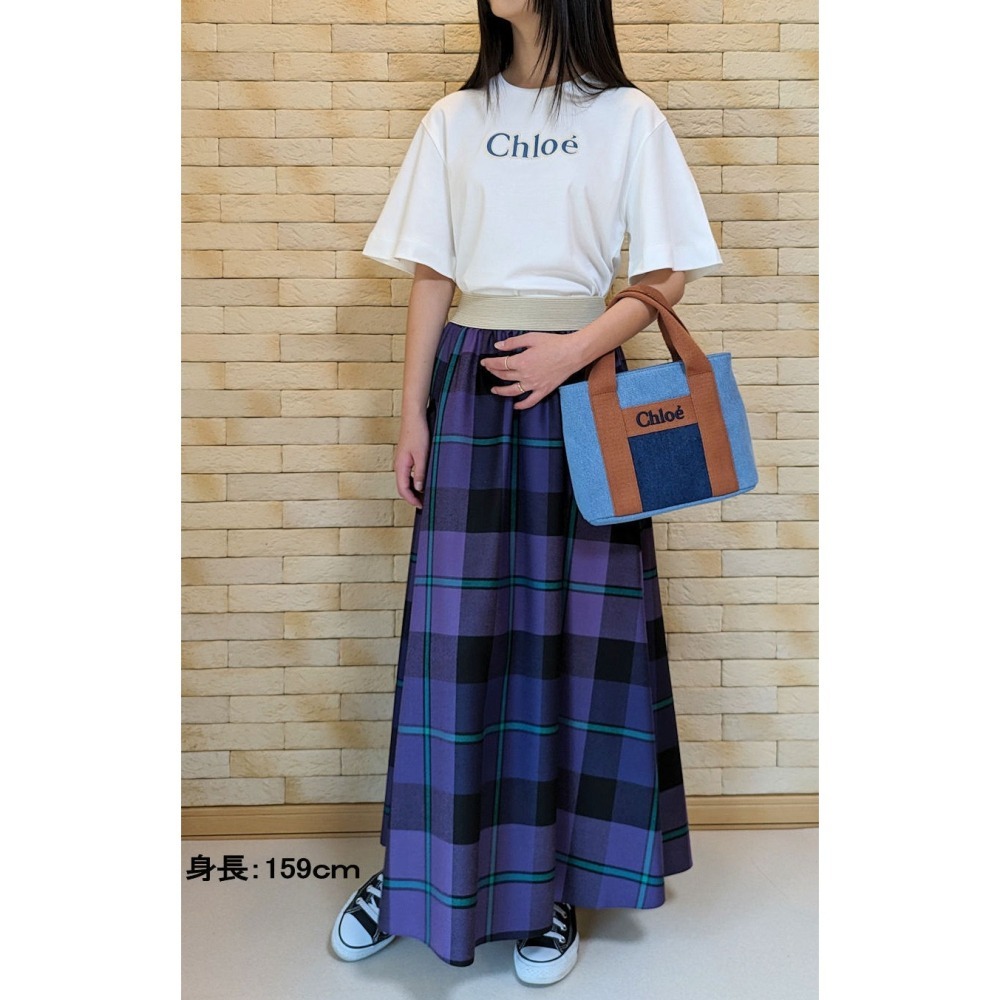 ✴Sparkle歐美精品✴ Chloe 牛仔可揹托特包 童款 現貨真品-細節圖2