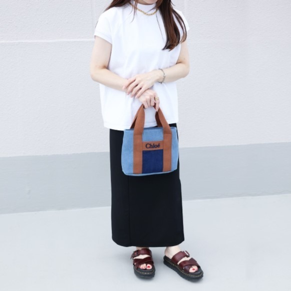 ✴Sparkle歐美精品✴ Chloe 牛仔可揹托特包 童款 現貨真品-細節圖6