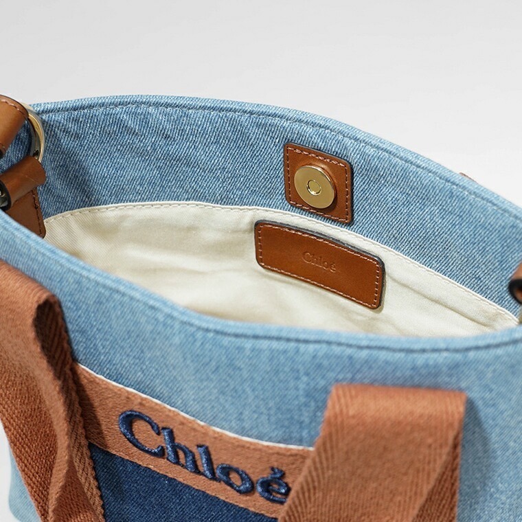 ✴Sparkle歐美精品✴ Chloe 牛仔可揹托特包 童款 現貨真品-細節圖11