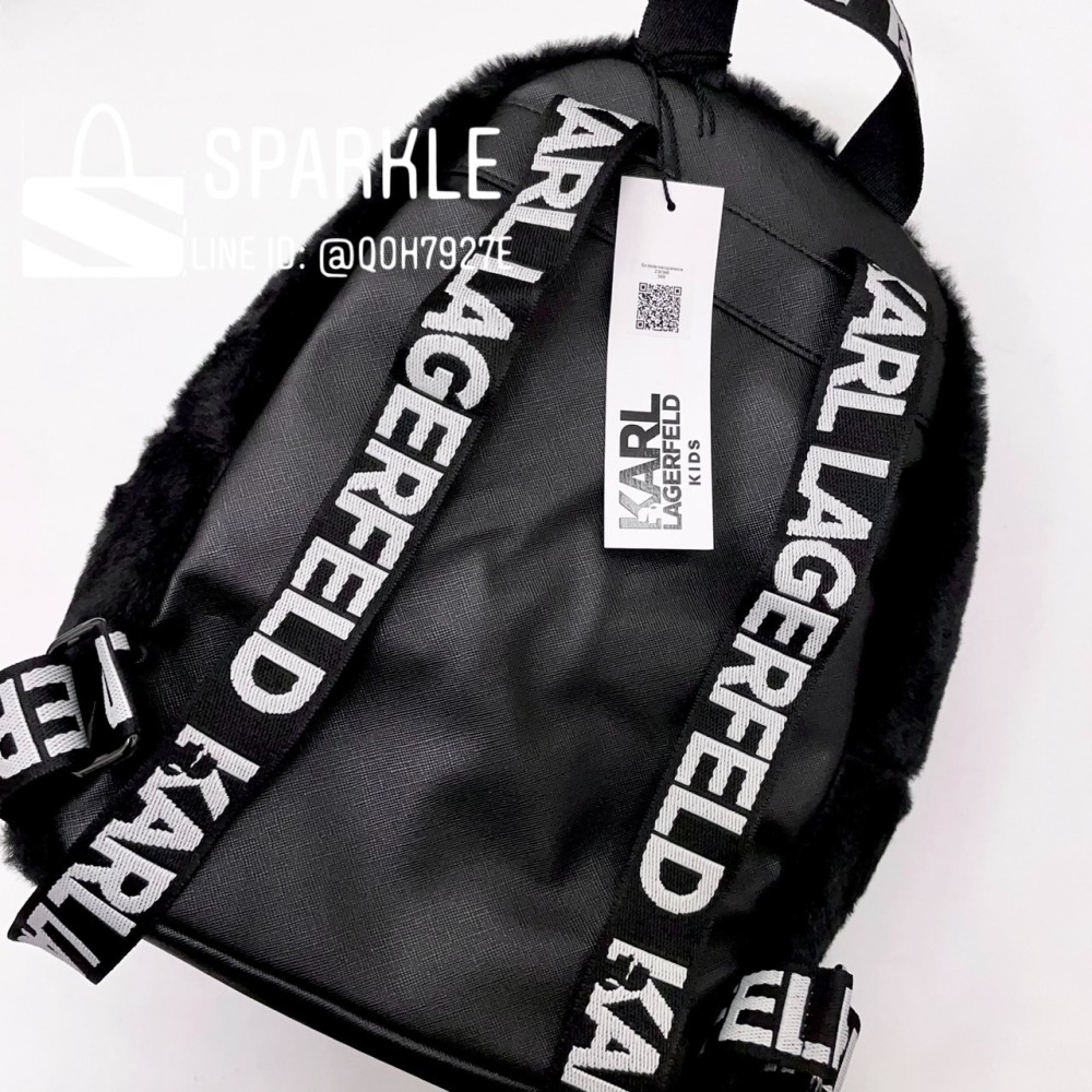 ✴Sparkle歐美精品✴ Karl Lagerfeld 歐版 老佛爺卡爾貓咪雙肩包 後背包 青年版 現貨真品-細節圖9