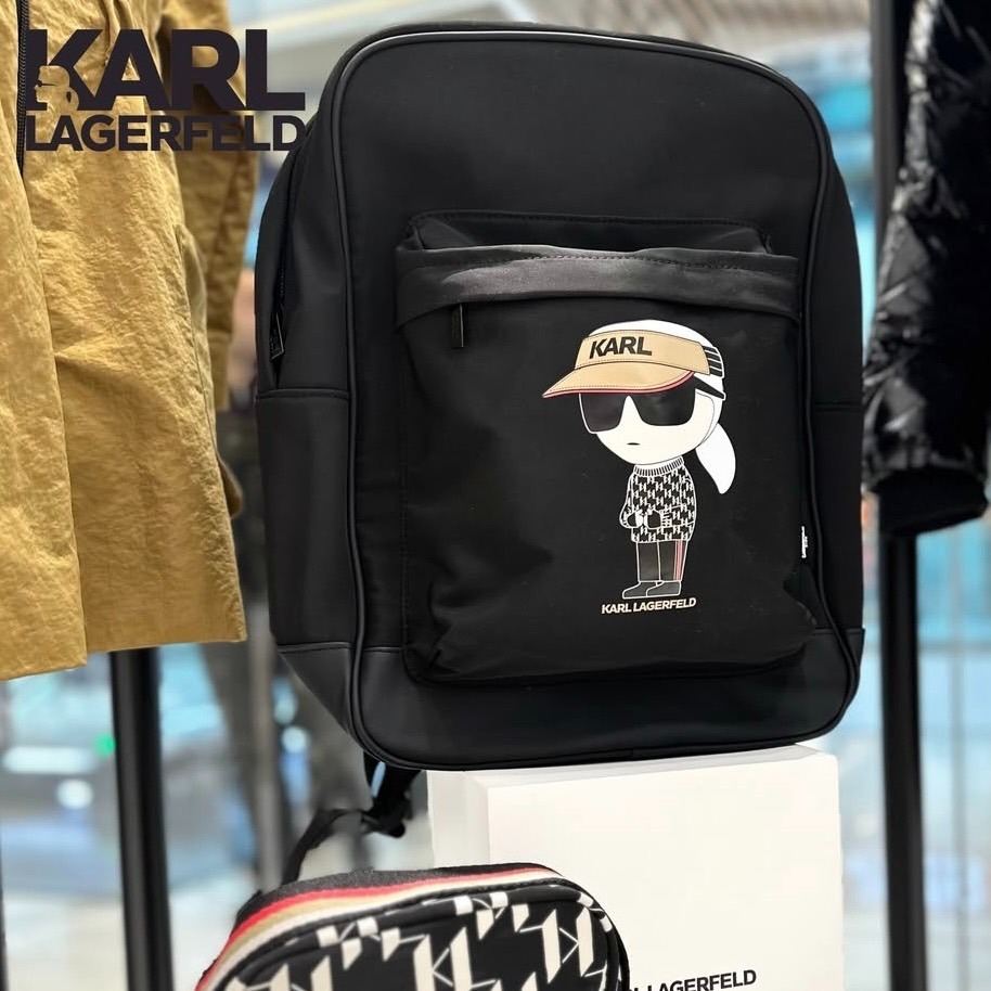 ✴Sparkle歐美精品✴ Karl Lagerfeld 歐版 老佛爺卡爾雙肩包 後背包 青年版 現貨真品-細節圖2