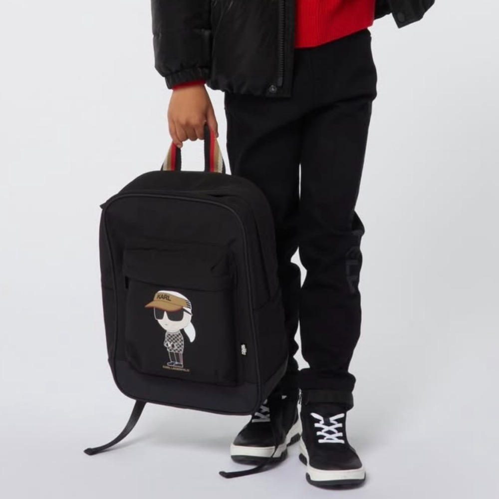 ✴Sparkle歐美精品✴ Karl Lagerfeld 歐版 老佛爺卡爾雙肩包 後背包 青年版 現貨真品-細節圖3