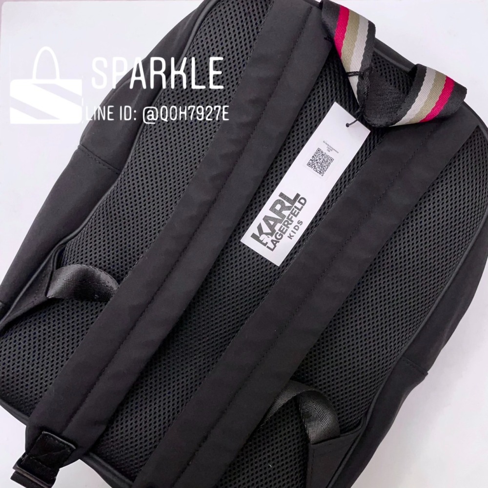 ✴Sparkle歐美精品✴ Karl Lagerfeld 歐版 老佛爺卡爾雙肩包 後背包 青年版 現貨真品-細節圖8
