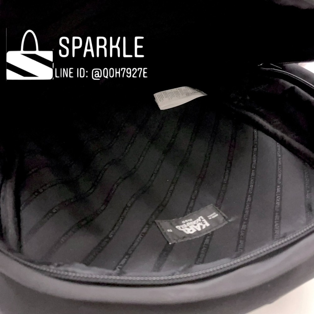✴Sparkle歐美精品✴ Karl Lagerfeld 歐版 老佛爺卡爾雙肩包 後背包 青年版 現貨真品-細節圖9