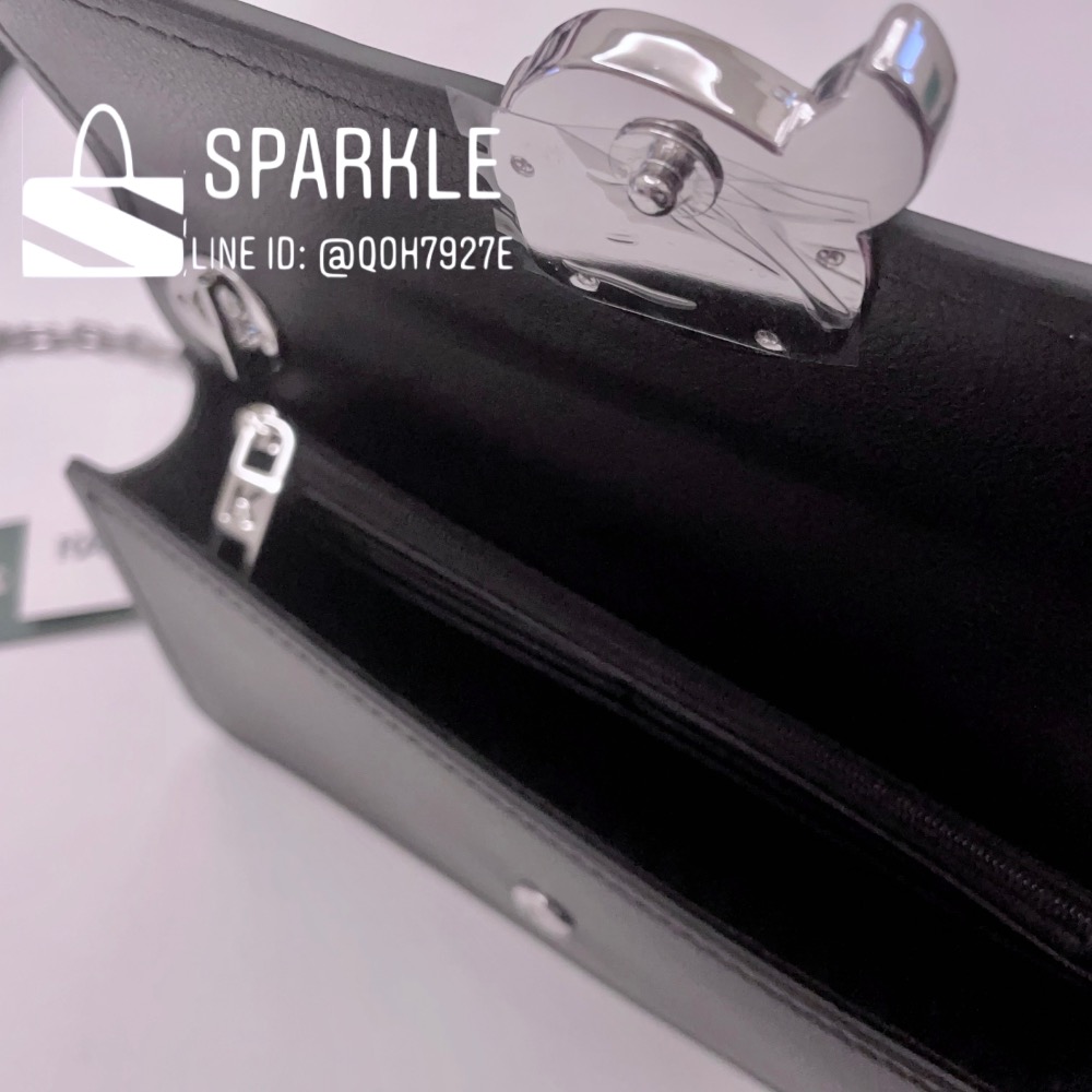 ✴Sparkle歐美精品✴ Karl Lagerfeld 歐版 老佛爺卡爾頭皮革側背包 斜背包 長夾 WOC 現貨真品-細節圖10