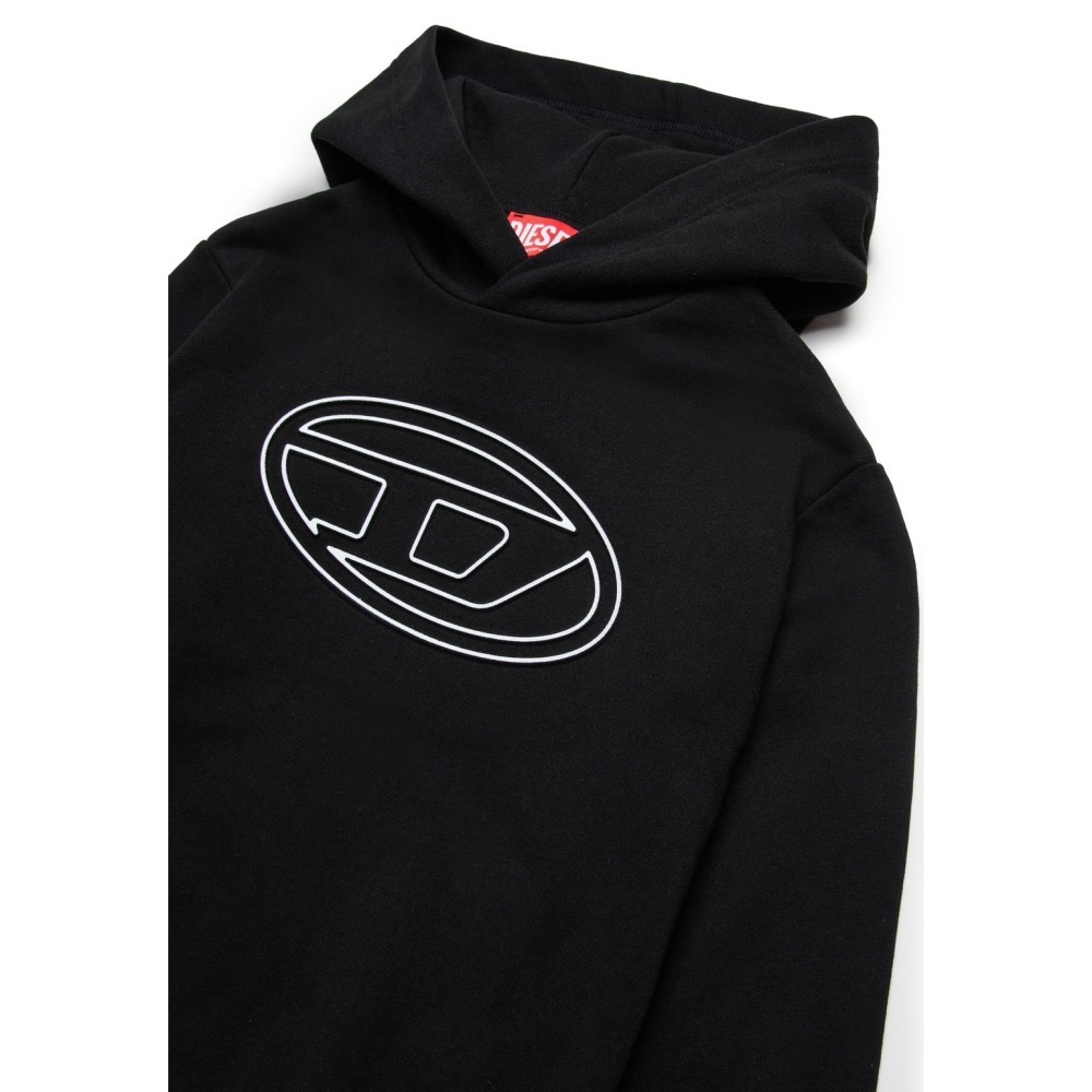 ✴Sparkle歐美精品✴ Diesel Oval D 長袖連帽大學T 連帽衛衣 現貨真品-細節圖2