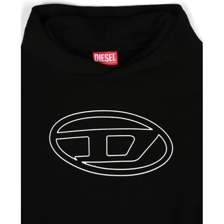✴Sparkle歐美精品✴ Diesel Oval D 長袖連帽大學T 連帽衛衣 現貨真品-細節圖3