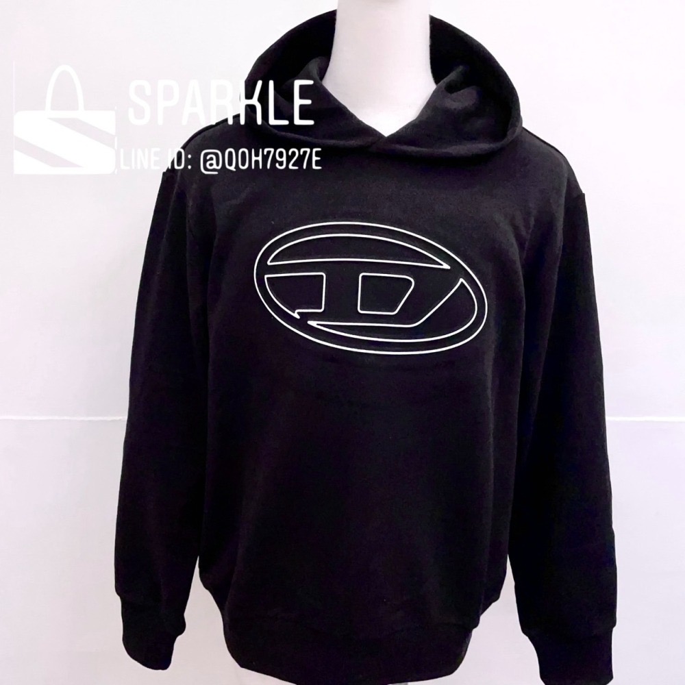 ✴Sparkle歐美精品✴ Diesel Oval D 長袖連帽大學T 連帽衛衣 現貨真品-細節圖5