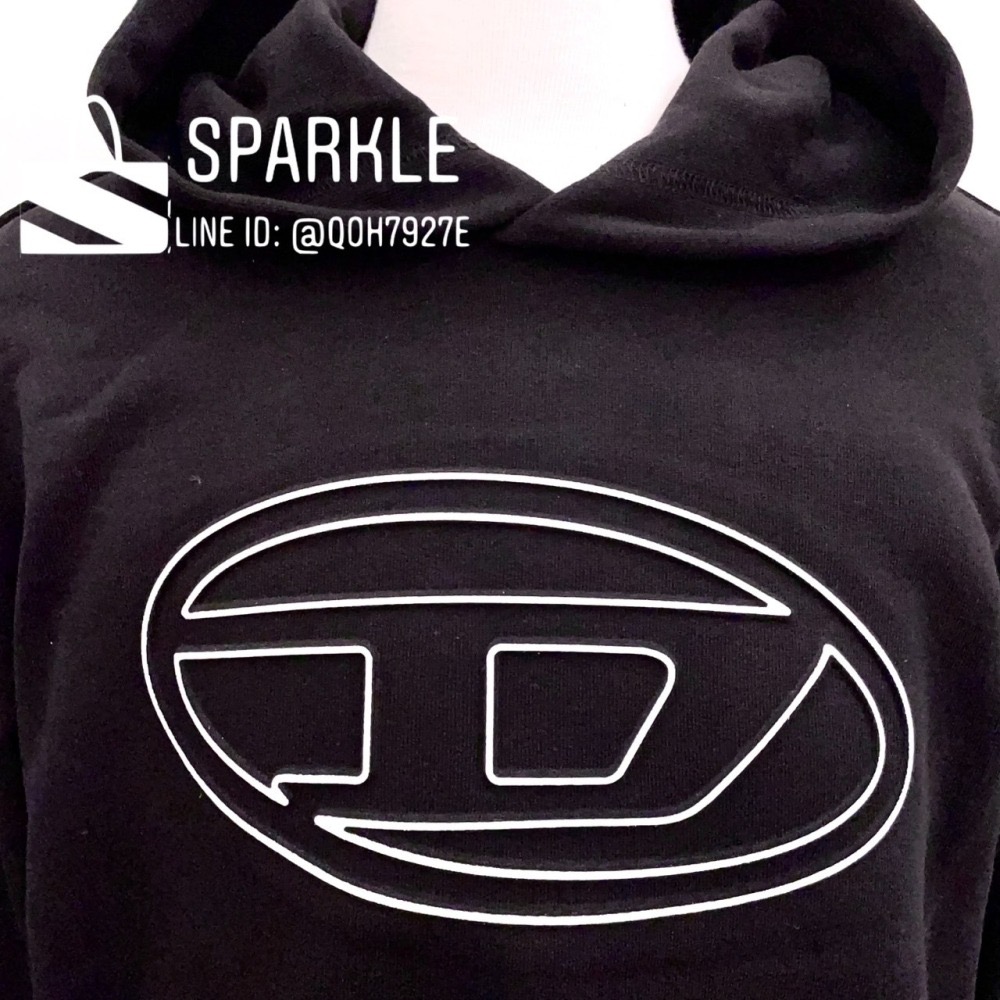 ✴Sparkle歐美精品✴ Diesel Oval D 長袖連帽大學T 連帽衛衣 現貨真品-細節圖7
