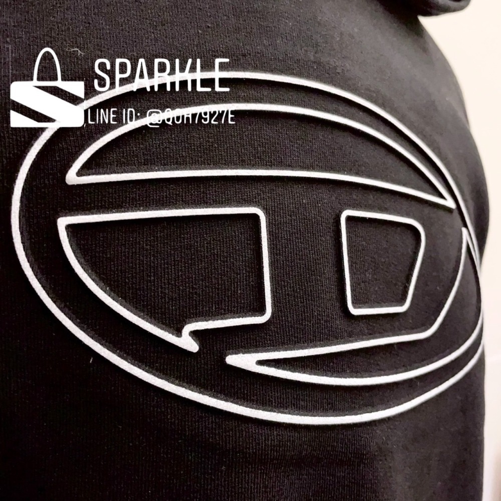 ✴Sparkle歐美精品✴ Diesel Oval D 長袖連帽大學T 連帽衛衣 現貨真品-細節圖8