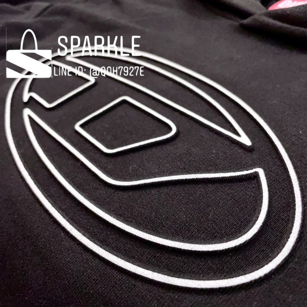 ✴Sparkle歐美精品✴ Diesel Oval D 長袖連帽大學T 連帽衛衣 現貨真品-細節圖10