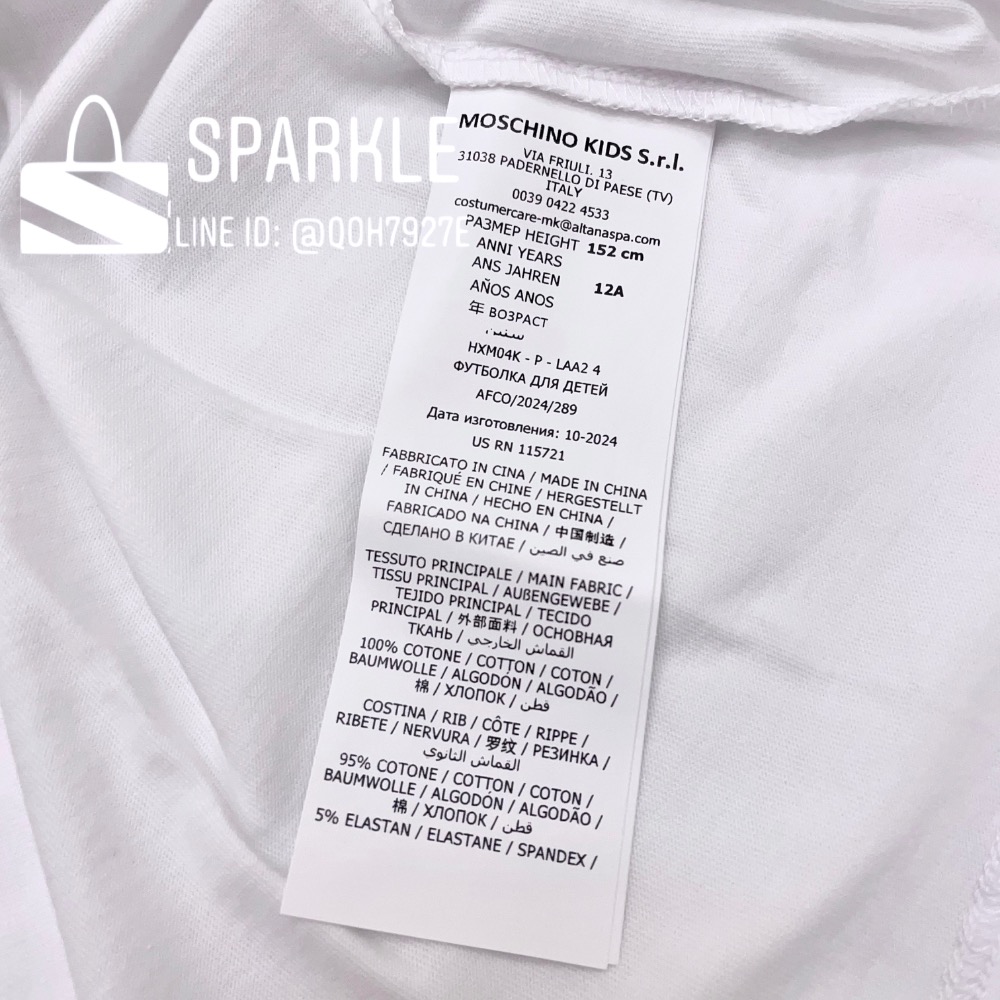 ✴Sparkle歐美精品✴ Moschino 搖滾小熊短袖T恤上衣 青年版 現貨真品-細節圖11