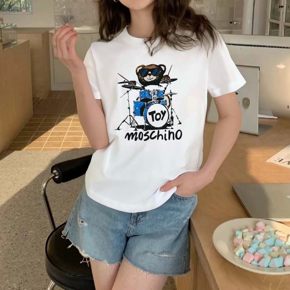 ✴Sparkle歐美精品✴ Moschino 打鼓熊短袖T恤上衣 青年版 現貨真品-細節圖3