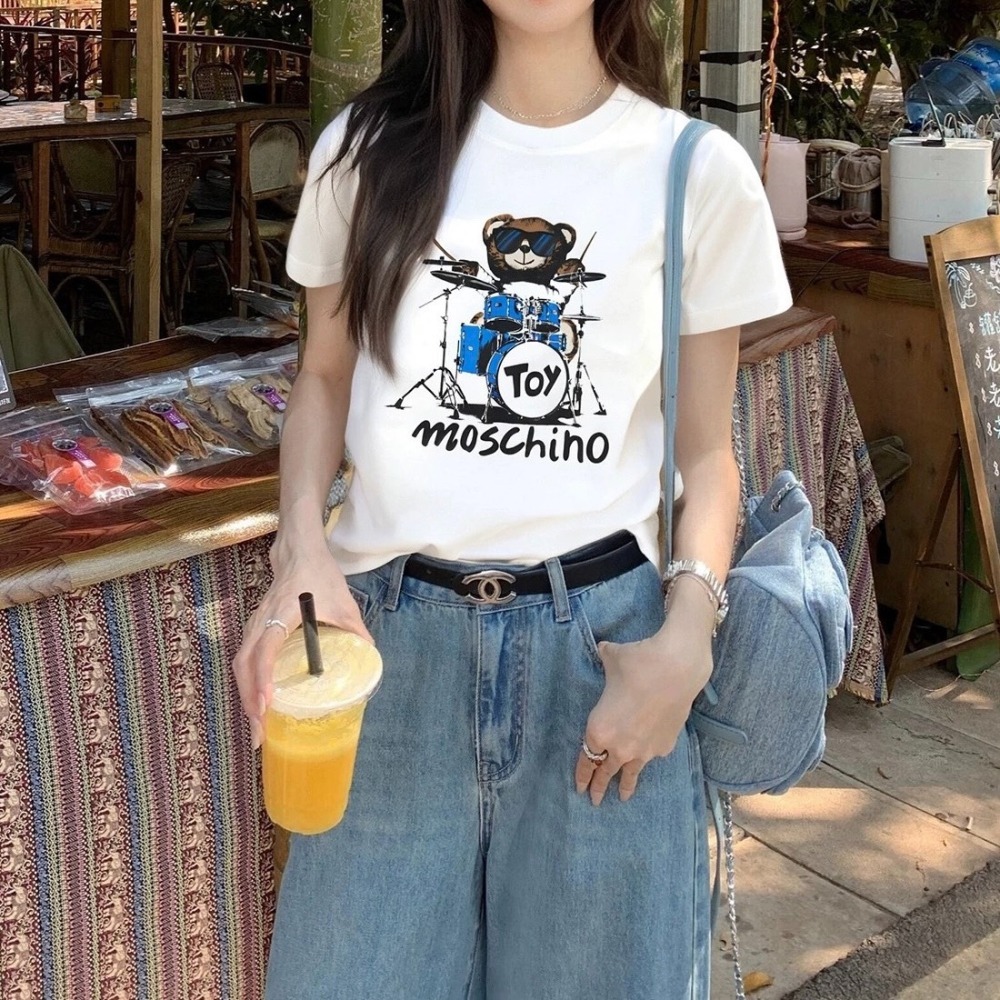 ✴Sparkle歐美精品✴ Moschino 打鼓熊短袖T恤上衣 青年版 現貨真品-細節圖4
