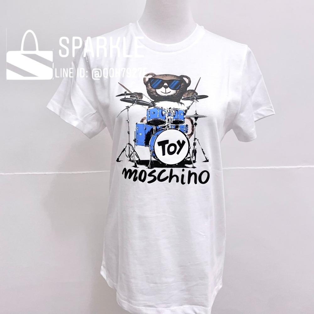 ✴Sparkle歐美精品✴ Moschino 打鼓熊短袖T恤上衣 青年版 現貨真品-細節圖8