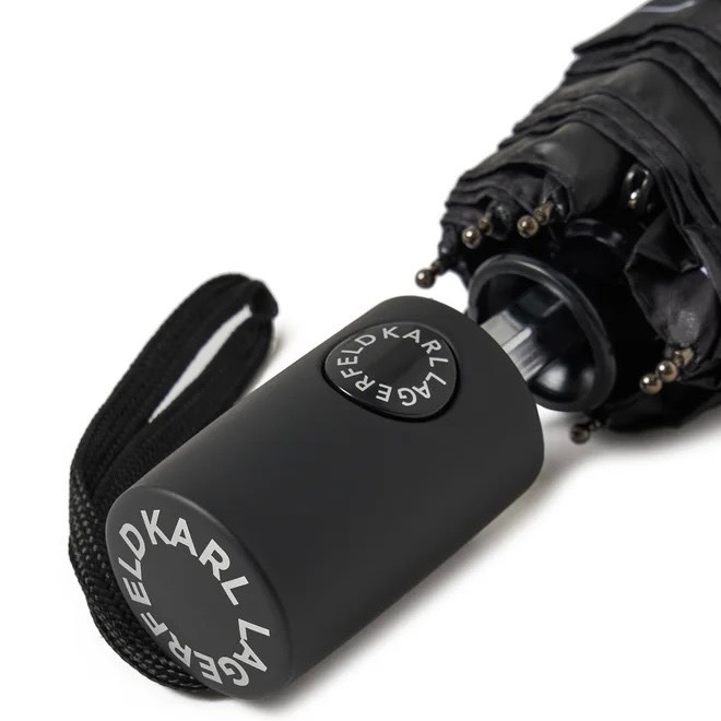 ✴Sparkle歐美精品✴ Karl Lagerfeld 歐線 老佛爺卡爾滿版logo雨傘 現貨真品-細節圖3