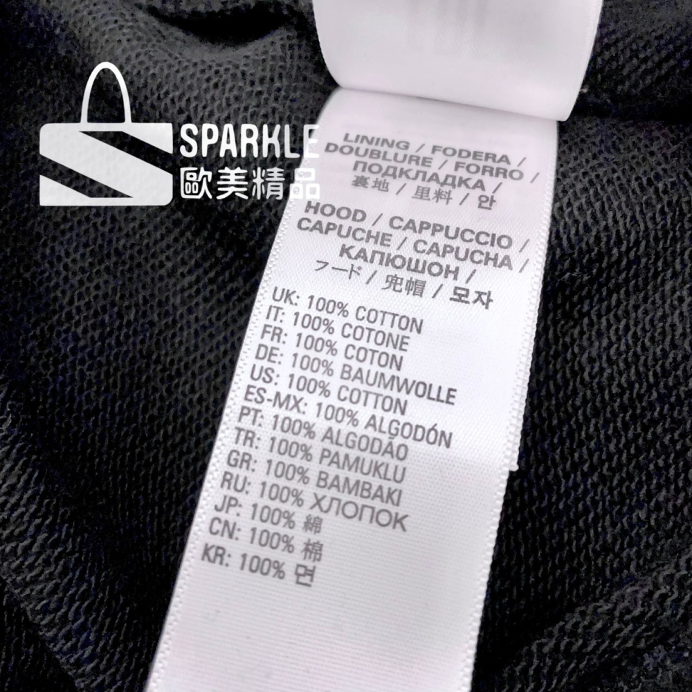 ✴Sparkle歐美精品✴ Diesel Oval D 長袖連帽大學T 連帽衛衣 青年款 現貨真品-細節圖10